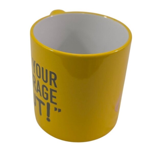 M&M’s Mars Candy Brand NOT YOUR AVERAGE NUT Large Yellow 16 Oz Cup Mug - Picture 4 of 16